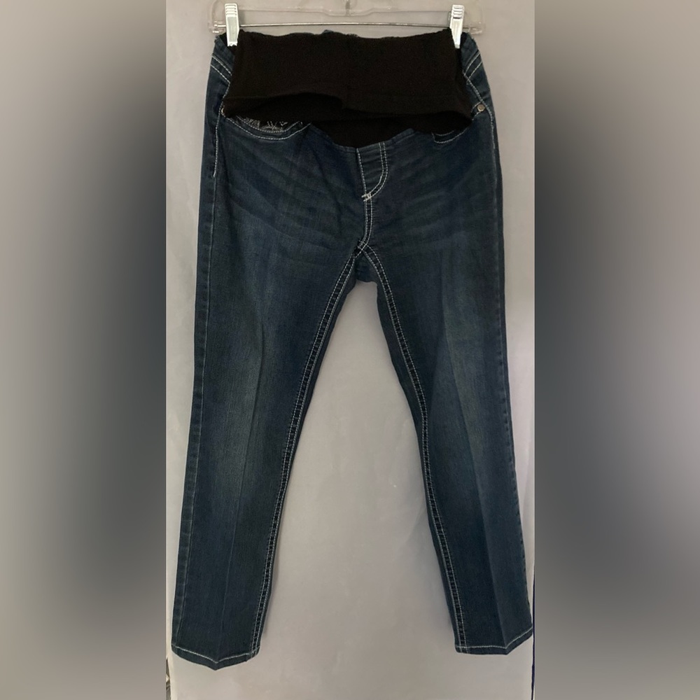 Love Indigo maternity JEANS  SIZE (M) BLUE maternity JEANS